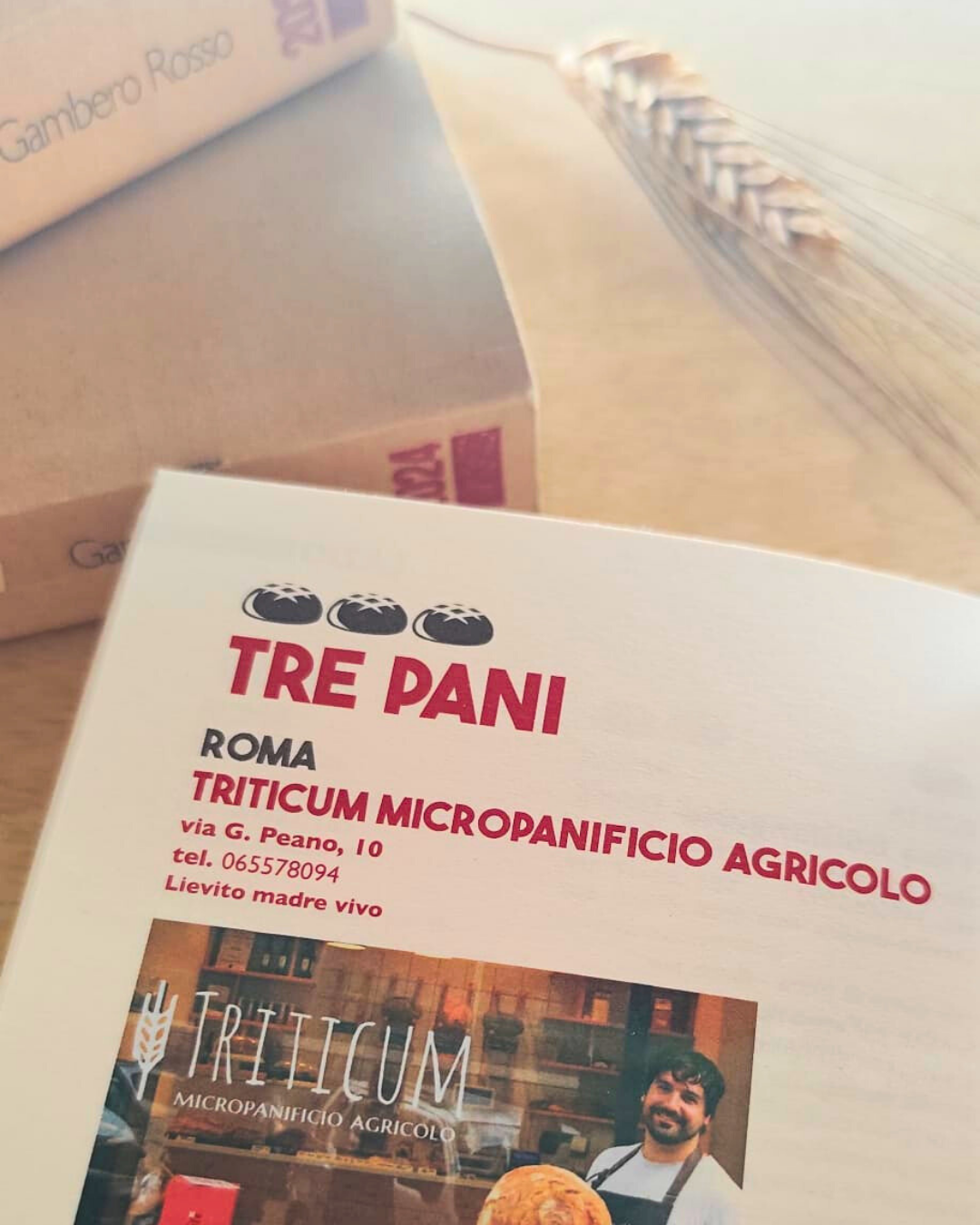 triticum panificio matteo valentini tre pani gambero rosso 2025